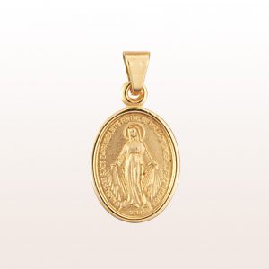Pendant with Madonna 14kt yellow gold